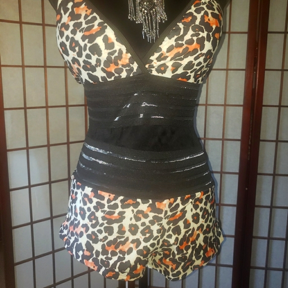 5pc Swim Set w/Cover Up | Mix & Match Animal Print - Picture 1 of 9